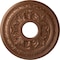 Ekena Millwork Baltimore Ceiling Medallion (Canopies up to 5 1/2"), 15 3/8"OD x 4 1/4"ID x 1 1/2"P, Polished Copper CM15BAPOS - alternate 1